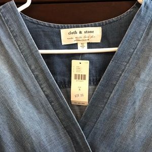 Anthropologie Chambray jumpsuit